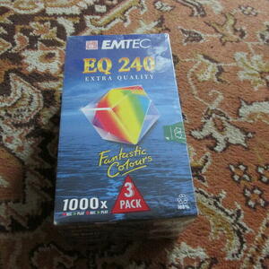 Kasety VHS - nowy 3 pack EMTEC