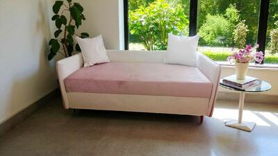 Kanapa Sofa do spania z pojemnikiem -NOWA-różne kolory