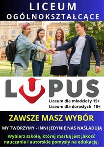 Prywatne Liceum dla Młodzieży i Dorosłych LUPUS - 2