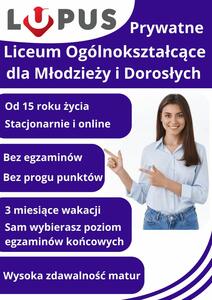 Prywatne Liceum dla Młodzieży i Dorosłych LUPUS - 3