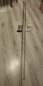 Rurka do karnisza bez uchwytów 287.5 cm