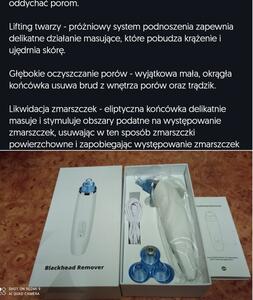 Depilator do usuwania wągrów, pory inne nowy sprzedam