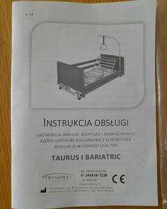 Łózko rehabilitacyjne Rehabed Low Lux obciążenie do 215kg
