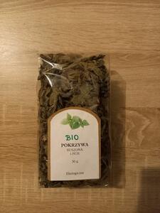 BIO suszona POKRZYWA liście - opak. 30g - ekologiczna