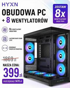 Obudowa PC szklana