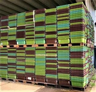 Pojemnik 60x40x27cm Skrzynka Plastikowa Kosz Magazynowy