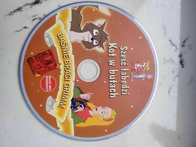 Film VCD Kot w butach - 6 łabędzi - baśnie braci Grimm