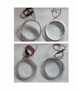 mocne ringi led xenon bmw Angel Eyes 106 mm wiązka kabli z p