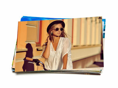120 szt. papier fotograficzny błyszczący 10x15cm + pocztówki