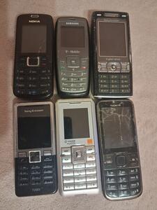 Nokia ericsson, samsung,sagem, telefony komórkowe