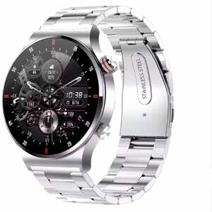 Smartwatch Qw33 ekran 1,28 cala ze stali nierdzewnej dla męż
