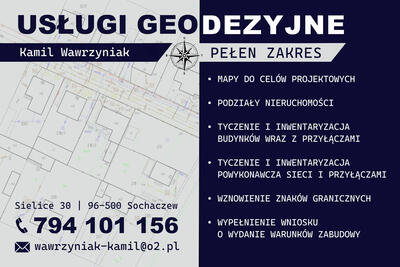Usługi Geodezyjne Kamil Wawrzyniak - 1