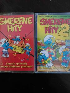 Kaseta magnetofonowa Smerfy zestaw 2 kaset unikat