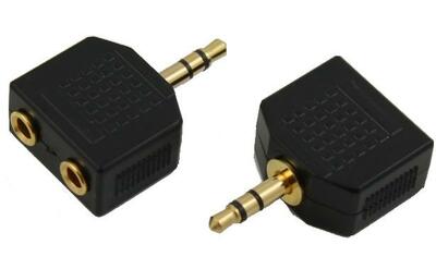 Adapter Jack 3,5 - 2 x Jack Rozdzielacz