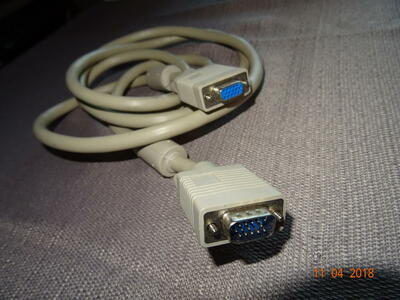 Przedłużacz kabla monitorowego VGA D-Sub(15-pin) SVGA 1,8m
