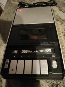 Zabytkowy Magnetofon BASF CC Recorder 9110 Vintage