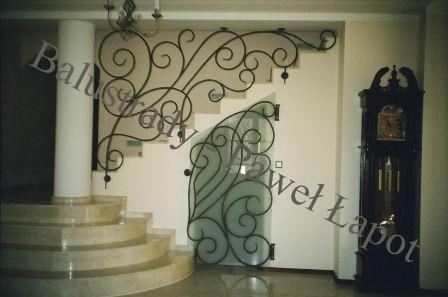 Balustrady kute i nierdzewne Warszawa, poręcze, schody