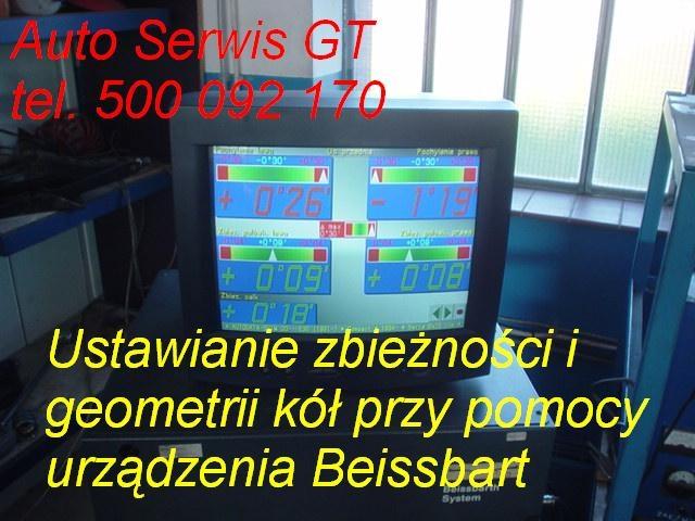 Ustawianie zbieżności kół 150 zł wulkanizacja Auto
