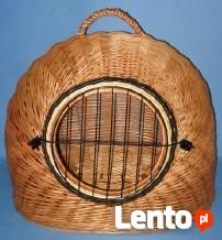 Kosze prezentowe wiklinowe, z przybraniem