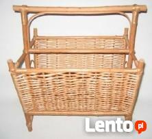 Kosze prezentowe wiklinowe, z przybraniem