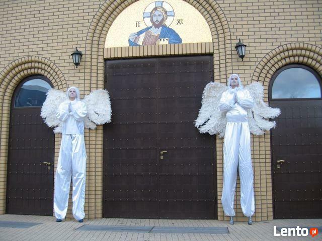 Anioły na szczudłach na ślub i wesele