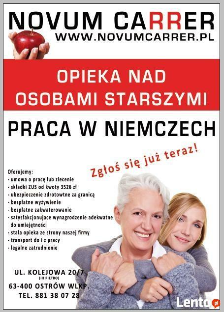 Opieka w Niemczech nawet 10 000zł/msc.