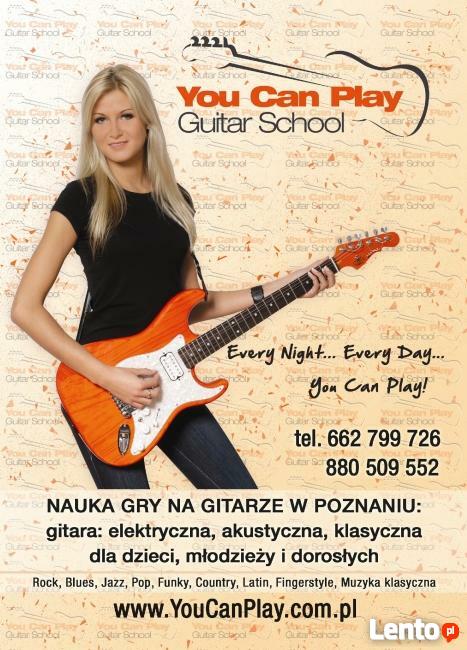 LEKCJE GRY NA GITARZE W POZNANIU