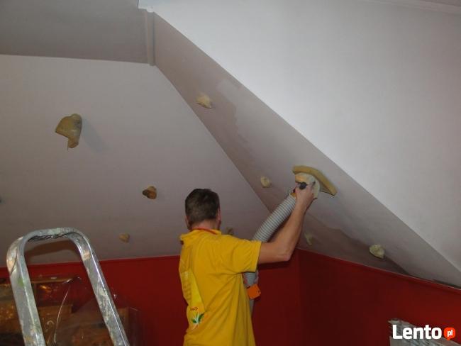 Docieplanie skosów poddaszy -domki, mieszkania -wdmuchiwanie