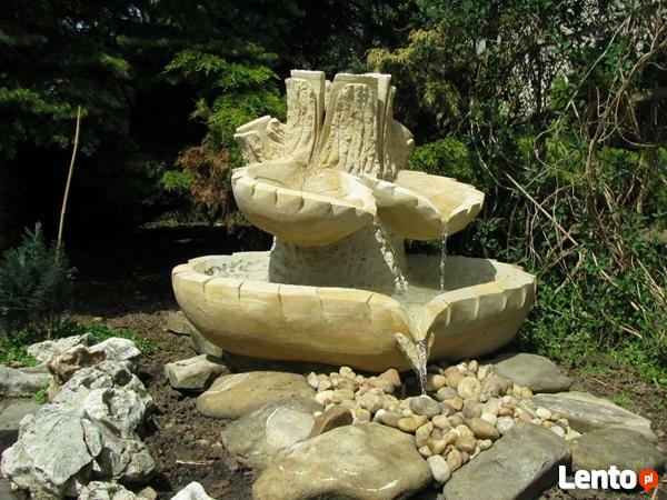 fontanny z kamienia - piaskowiec
