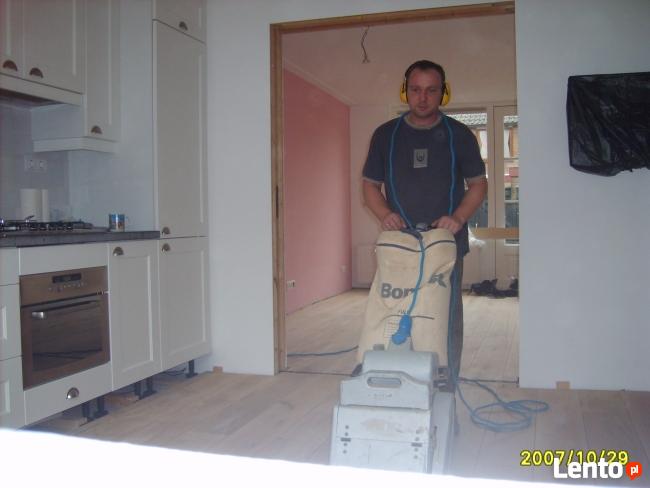 Podłogi drewniane cyklinowanie montaż