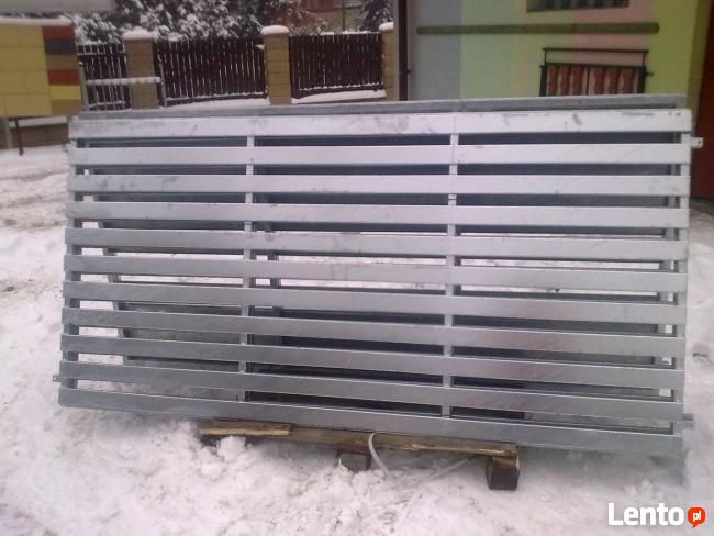 Ogrodzenie metalowe poziome