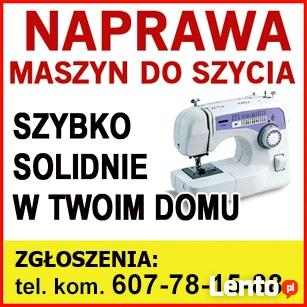 NAPRAWA MASZYN DO SZYCIA U KLIENTA W DOMU.
