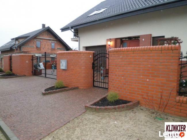 Elewacje z klinkieru , ogrodzenia z klinkieru , podbitki