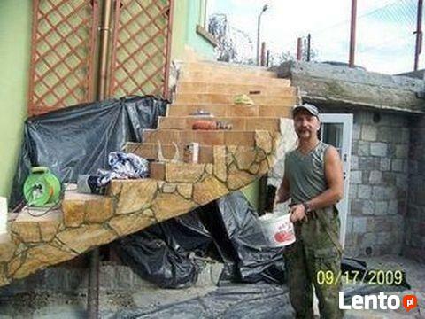łupanie kamienia kamieniarstwo artystyczne budowlane kominek