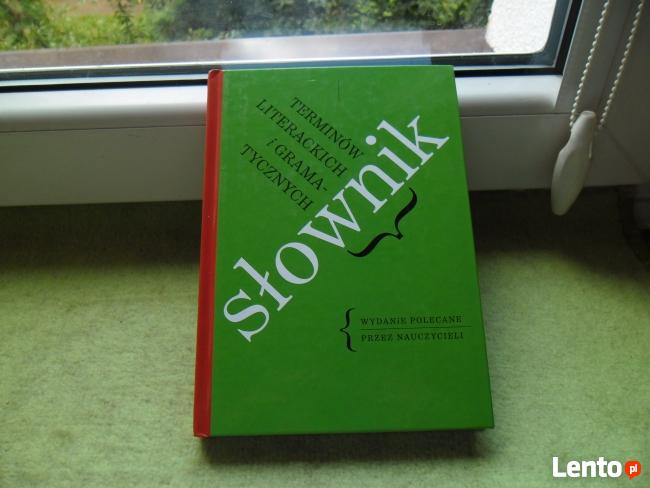 SŁOWNIK TERMINÓW LITERACKICH I GRAMATYCZNYCH