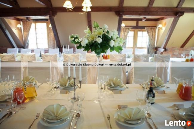 Dekori ~ Dekoracje sali weselnej Gdynia Gdańsk ~ Wystrój sal