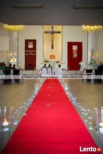 Dekori ~ Czerwony dywan na ślub wesele Gdynia Gdańsk ~