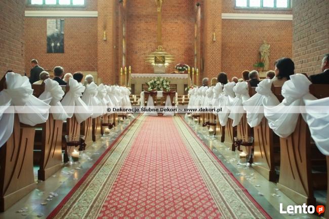 Dekori ~ Dekoracje kościoła na ślub Gdynia Gdańsk ~