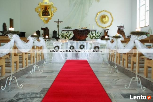 Dekori ~ Czerwony dywan na ślub wesele Gdynia Gdańsk ~