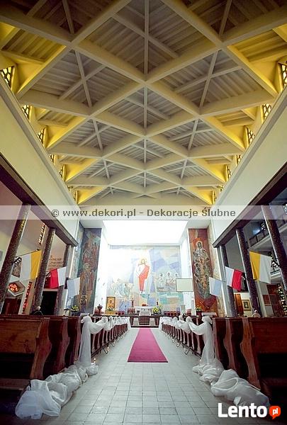 Dekori ~ Dekoracje kościoła na ślub Gdynia Gdańsk ~