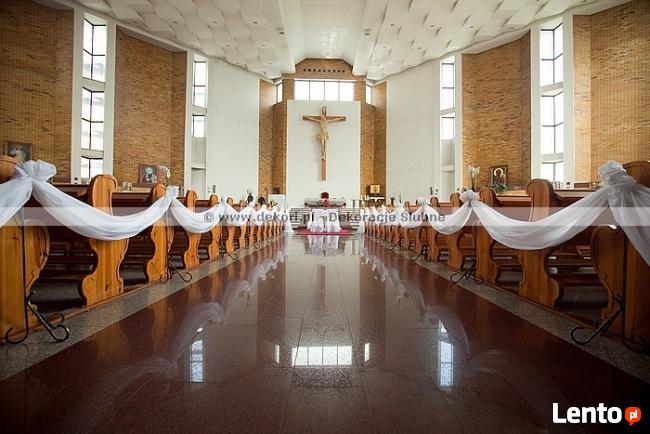 Dekori ~ Dekoracje kościoła na ślub Gdynia Gdańsk ~