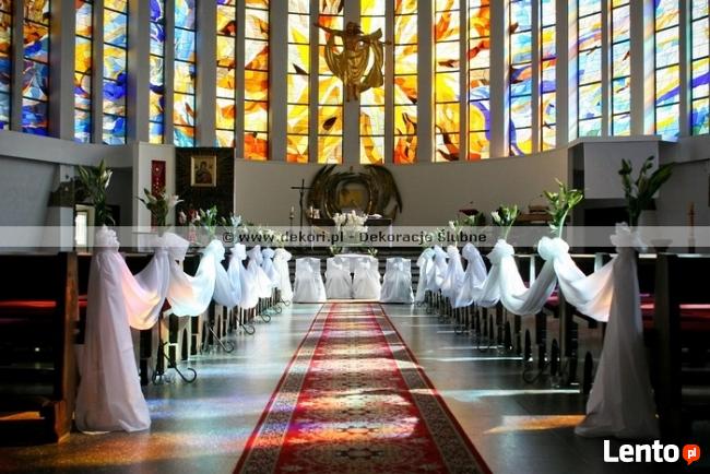 Dekori ~ Dekoracje kościoła na ślub Gdynia Gdańsk ~
