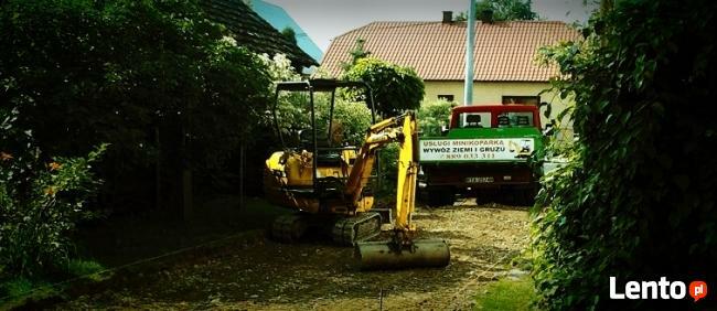 Usługi Minikoparką Wywrotka Stalowa Wola Sandomierz Nisko