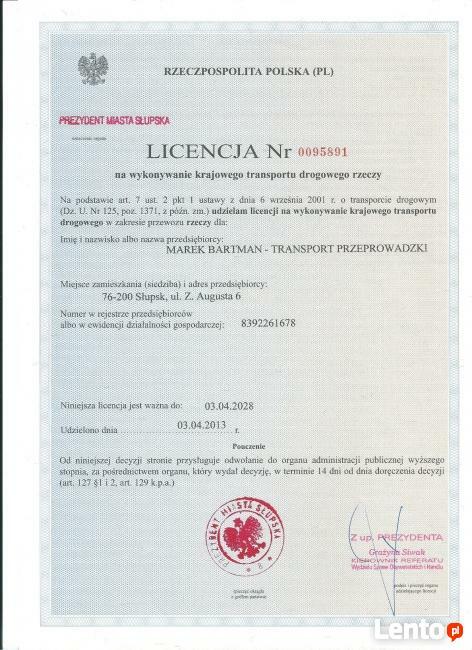 Wiodąca firma przeprowadzkowa w Ustce, Bagażówki z windą