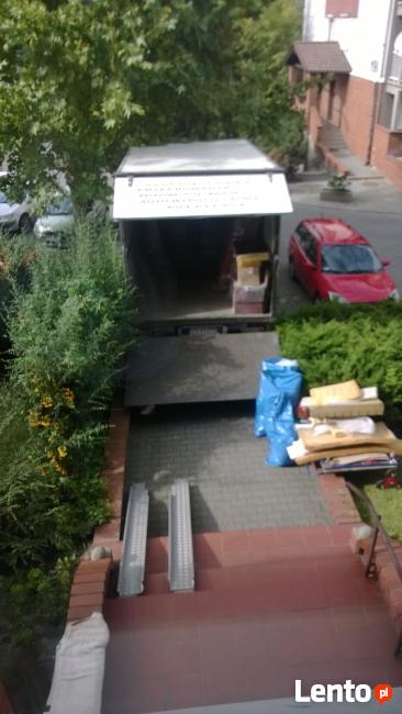 Bagażówka z windą i paleciakiem, przeprowadzki PL UE