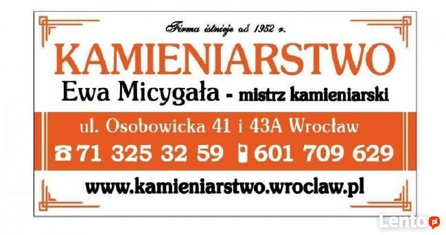 NAGROBKI, KAMIENIARSTWO EWA MICYGAŁA
