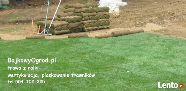 Piaskowanie trawników, boisk sportowych, wertykulacja