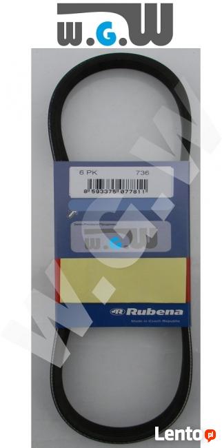 Nowy pasek wielorowkowy RUBENA 6PK 736