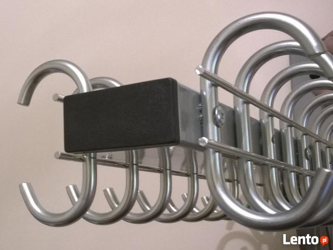 WIESZAK DO SZATNI SKŁADANY MOCOWANY DO ŚCIANY