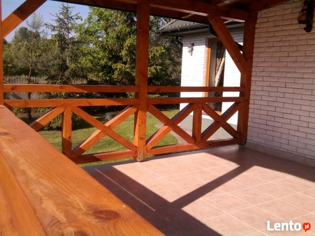 Zabudowa tarasów, pergol, altan